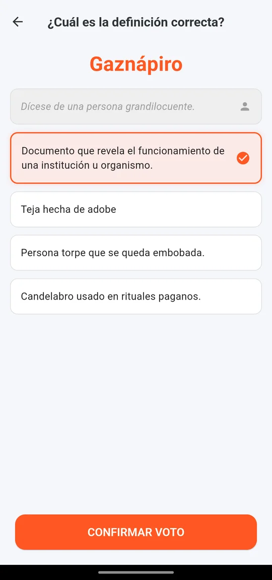 Fase de Votación