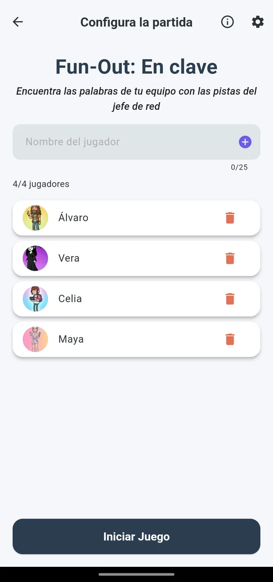 Configurar Partida