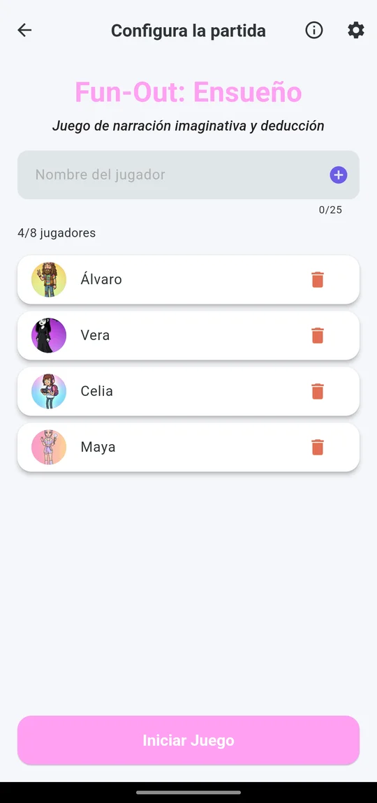 Configurar Partida
