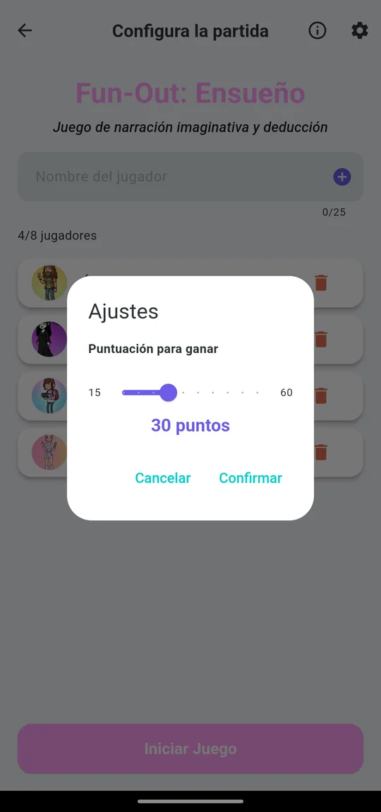 Ajustes de Ensueño