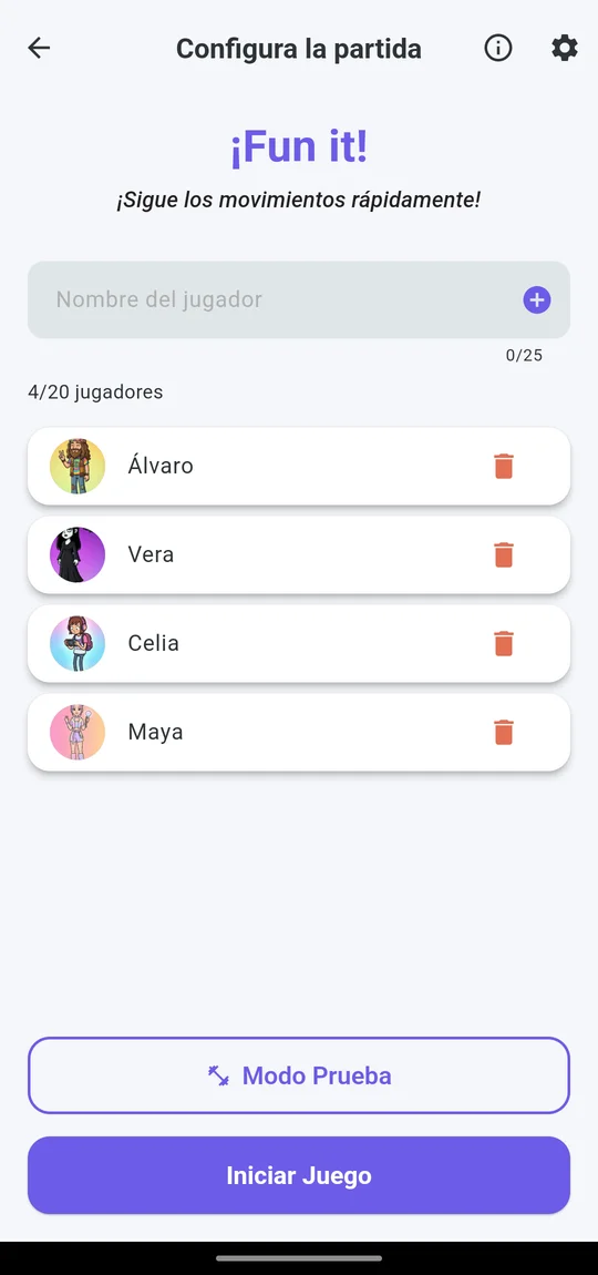 Configurar Partida