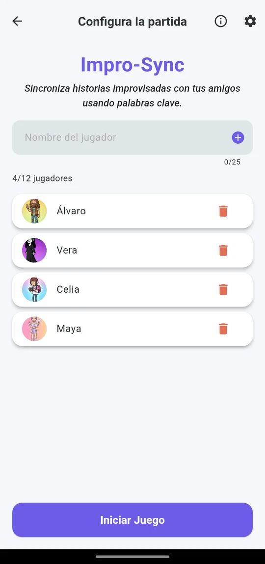 Configurar Partida